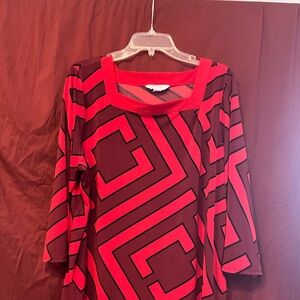 3/4 Sleeve Tunic Top